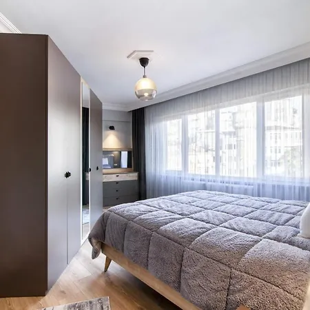 Modern Flat Close To Istiklal Street With Balcony Apartment